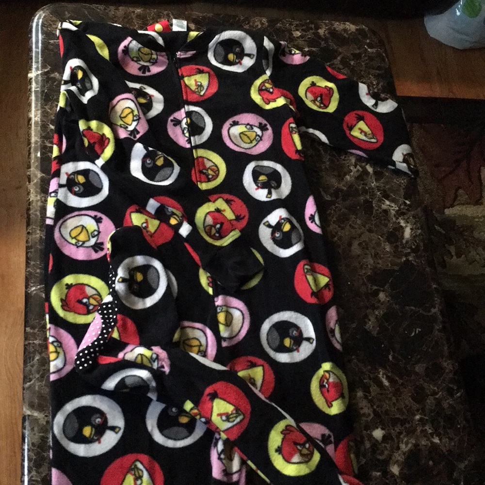 Angry birds footie PJ